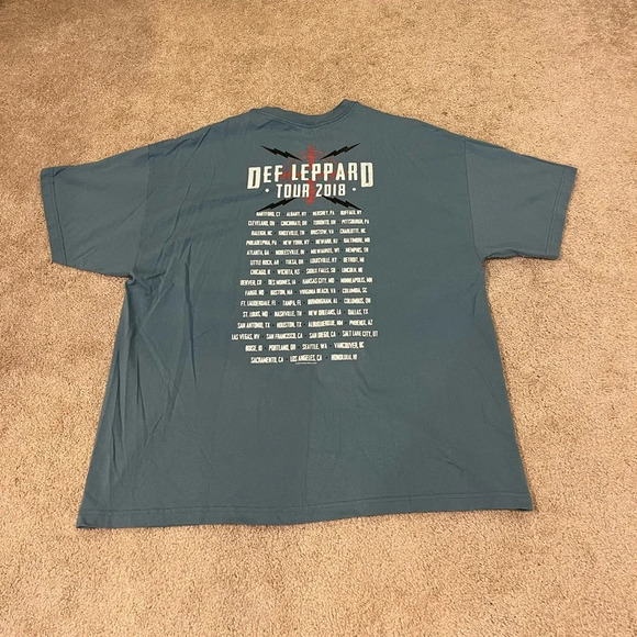 Def Leppard 2018 Tour T-Shirt - Picture 5 of 5